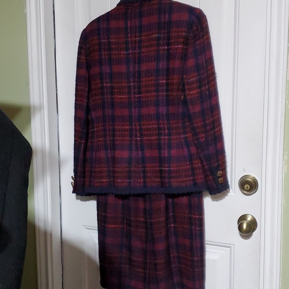 The Icing Size 6vTweed Dress Suit Made in USA - Picture 6 of 7